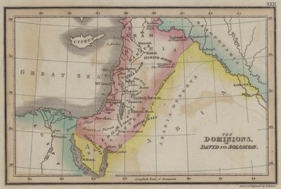 Les dominions de David et Salomon - English School