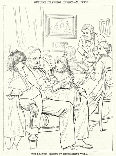 Les leçons de dessin à Thanksgiving Villa - English School