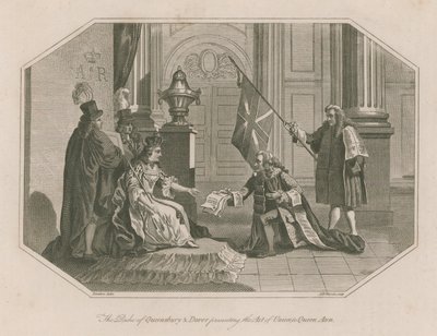 Le duc de Queensbury et de Dover présentant l
