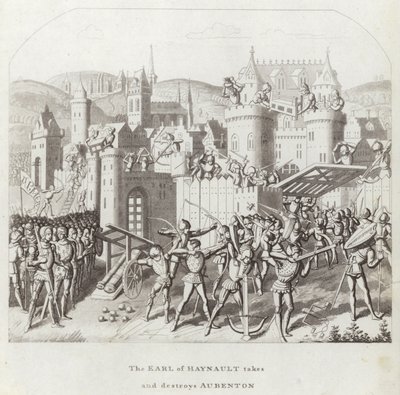 Le comte de Hainaut prend et détruit Aubenton - English School