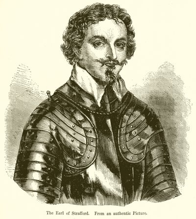 Le comte de Strafford - English School