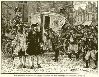 Les plénipotentiaires anglais insultés dans les rues d