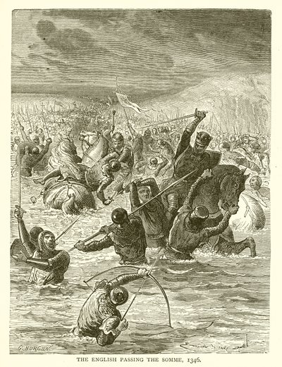 Les Anglais passant la Somme, 1346 - English School