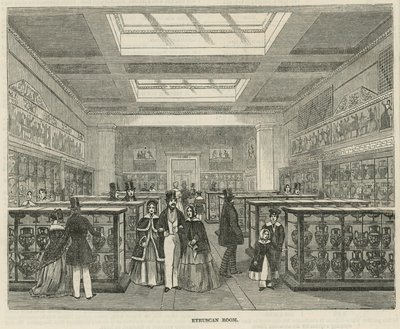 Salle étrusque au British Museum - English School