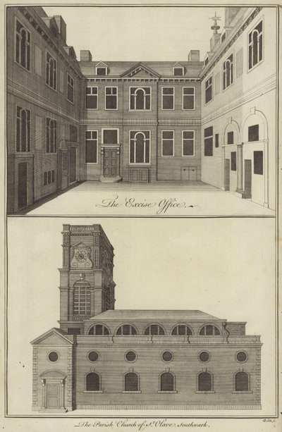 Le Bureau des Accises, Londres et l