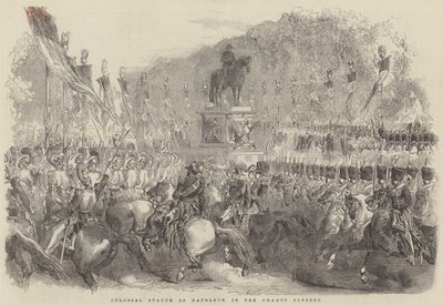 Les fêtes à Paris (gravure) - English School