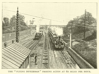 Le Hollandais volant passant Acton à 60 miles par heure - English School