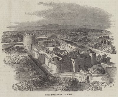La forteresse de Ham (gravure) - English School