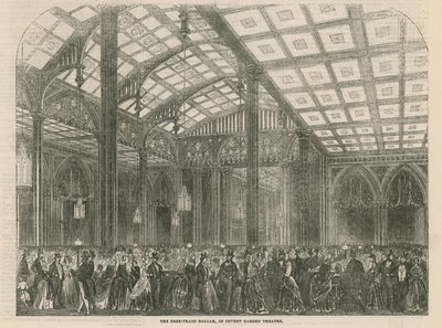 Le Free-Trade Bazaar au Covent Garden Theatre, Londres - English School