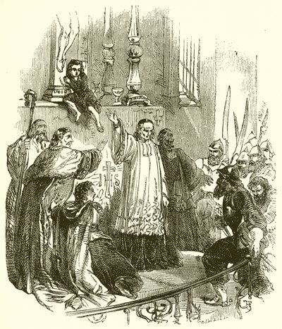 Le futur Pierre le Grand assistant à une insurrection - English School