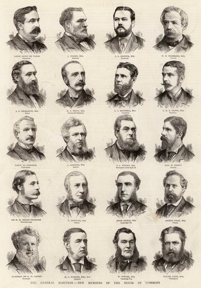 Les élections générales, nouveaux membres de la Chambre des communes - English School