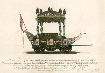 Le Grand Char Funèbre du Vice-Amiral Lord Viscount Nelson - English School