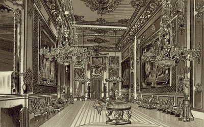La grande salle de réception, château de Windsor - English School