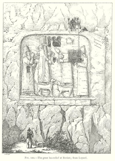 Le grand bas-relief de Bavian ; d