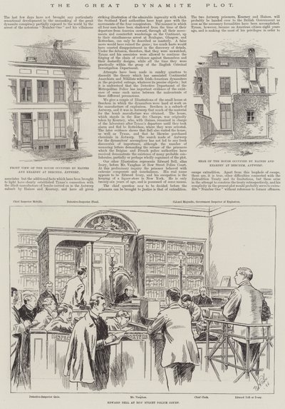 Le grand complot à la dynamite (gravure) - English School