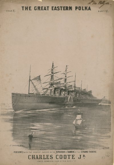 La polka du Great Eastern, composée par Charles Coote Jr - English School