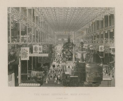 La Grande Exposition, avenue principale, regardant vers l