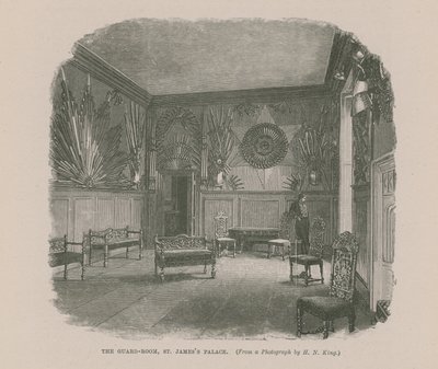 La salle de garde au palais de St James - English School