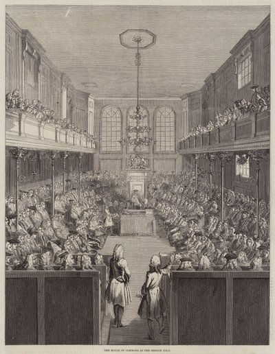 La Chambre des communes en session 1741-2 - English School