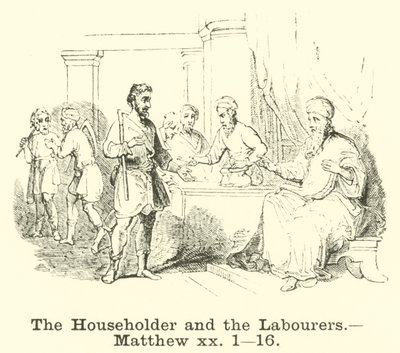 Le maître de maison et les ouvriers, Matthieu, xx, 1, 16 - English School