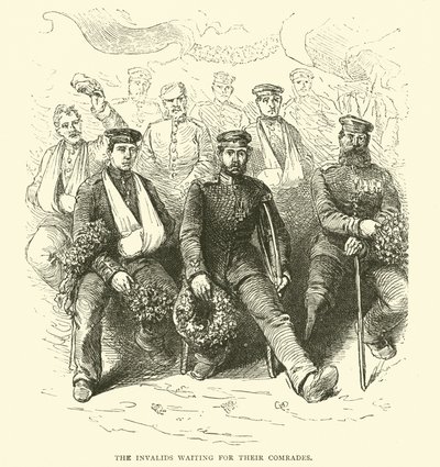 Les Invalides attendant leurs camarades, 1871-2 - English School