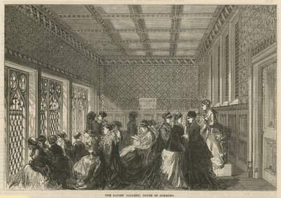 La galerie des dames, Chambre des communes - English School