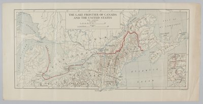 La frontière des lacs du Canada et des États-Unis - English School