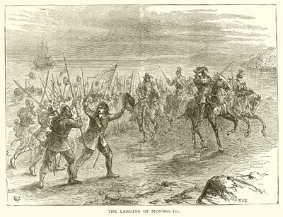 Le débarquement de Monmouth - English School