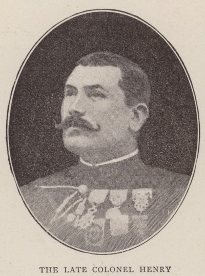 Le défunt colonel Henry - English School