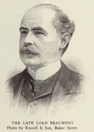 Feu Lord Beaumont (gravure) - English School