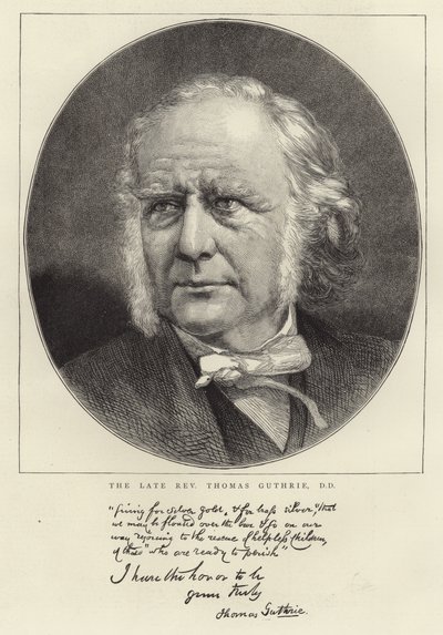 Feu révérend Thomas Guthrie - English School