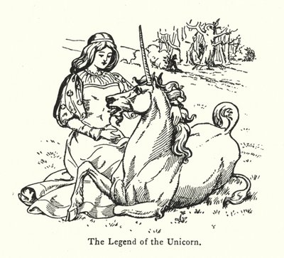 La Légende de la Licorne (gravure) - English School