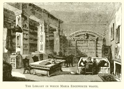 La bibliothèque où Maria Edgeworth a écrit - English School