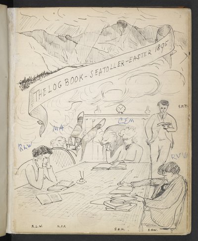 Le livre de bord, Seatoller, Pâques 1895 - English School