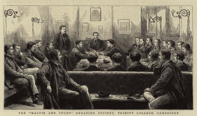 La société de débat "Magpie and Stump", Trinity College, Cambridge - English School