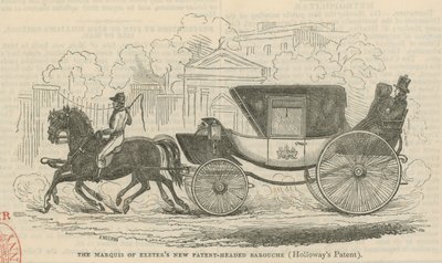 La nouvelle calèche à tête brevetée du marquis d
