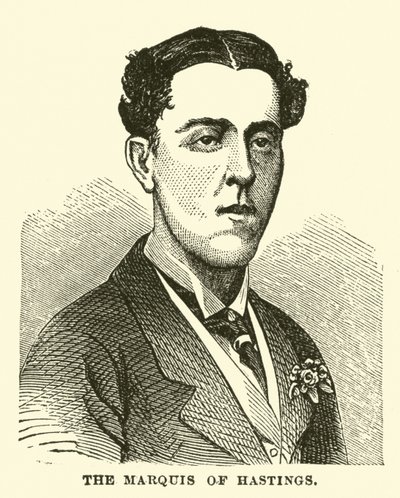 Le marquis de Hastings - English School