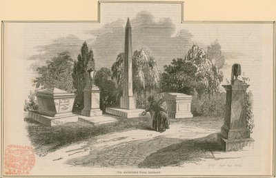La Promenade du Mausolée, cimetière de Highgate, Londres - English School