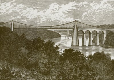 Le pont suspendu de Menai - English School