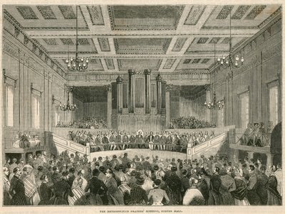 Réunion des Drapers Métropolitains à Exeter Hall, Londres - English School