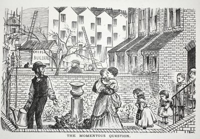 La question importante, illustration de Punch - English School