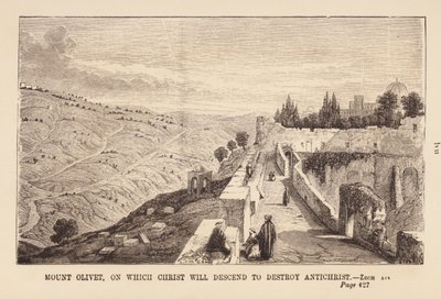Le Mont des Oliviers (gravure) - English School
