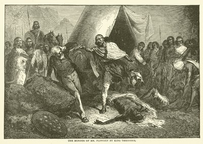 Le meurtre de M. Plowden par le roi Théodore - English School