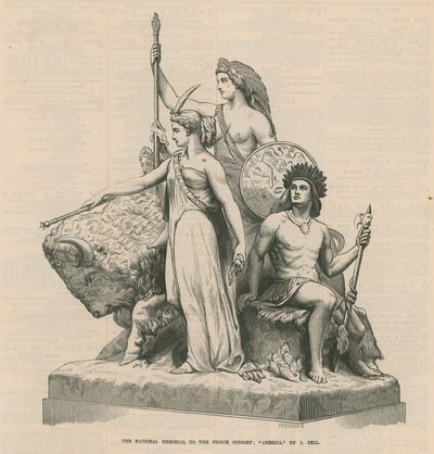 Le mémorial national au Prince Consort : Amérique - English School