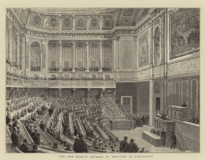 La nouvelle Chambre des députés française à Versailles - English School