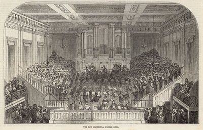 Le nouvel orchestre, Exeter Hall, Londres - English School