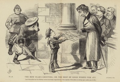 Les vœux du Nouvel An; ou les meilleurs vœux pour 1877 - English School