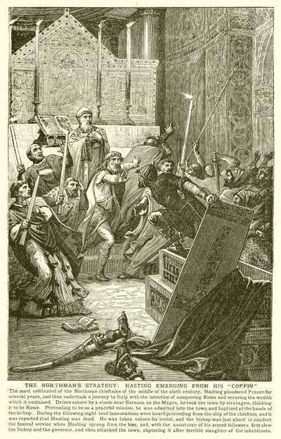 La stratégie des Northmans : Hasting sortant de son cercueil - English School