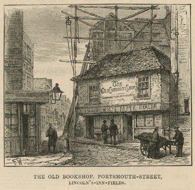 La Vieille Boutique de Curiosités, Portsmouth Street, Lincolns Inn Fields - English School