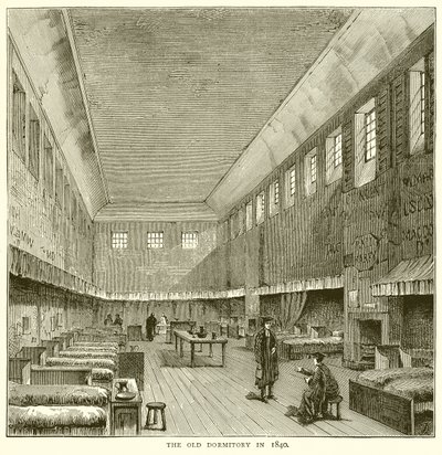 Le vieux dortoir en 1840 - English School